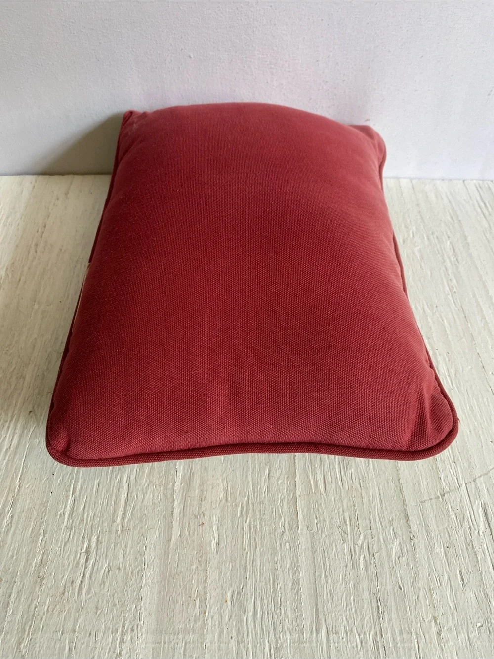 I Love Country Bunny Tapestry Pillow - Cream, Red, Blue